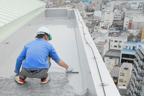 ウレタン樹脂塗膜防水